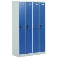 Vestiaire industrie propre 4 colonnes - A monter - Manutan