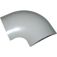 Angle 90° pour passage de plancher PG12 - PVC gris