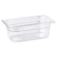 Bac gastronormes en copolyester GN 1/2 transparent