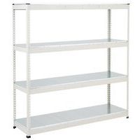 Rayonnage lourd Rapid 1 - 1980x1830x915 4 tablettes Acier 1500kg - Manutan Expert