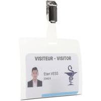 Kit badge visiteur - horizontal - Djois made by 3L Office