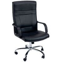 Fauteuil de direction Saturna noir - Manutan