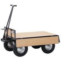 Remorque parois bois - Force 750 kg - Plateau 800 x 1200 mm