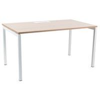Bureau droit 140 cm pieds U Misao - Manutan Expert