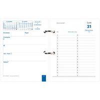 Agenda civil Bloc 100% 1 jour sur 2 pages - Année 2024 - Quo Vadis