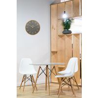 Orium Horloge murale géante Imperia à quartz silencieux - Noir