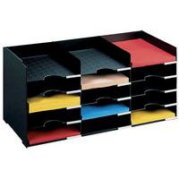 Paperflow Mini Organiseur Gris - 4 Cases Horizontal Vertical Pratique