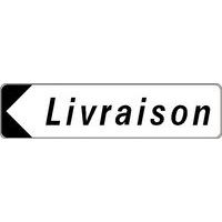 Panneau directionnel standard - Livraison - Longueur 500 mm