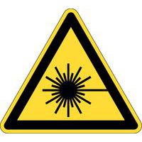Panneau de danger - Danger rayonnement laser - Rigide