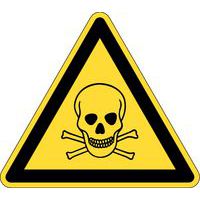 Panneau de danger- Danger matières toxiques - Rigide