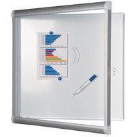 Basics Tableau d'affichage en liège avec cadre en aluminium,  Rectangulaire, 60 cm/90 cm