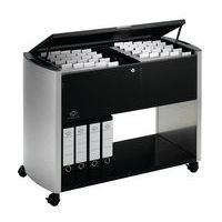 Desserte pour dossiers suspendus Design Line - Format double - Verrouillable