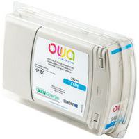 Cartouche d'encre traceur remanufacturée HP 80 - Owa