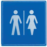 Pictogramme plexiglas carré - Homme / Femme