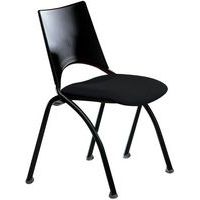 Chaise Sit-@ - Tissu - Structure noire