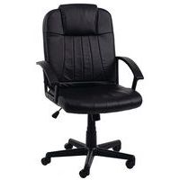 Fauteuil de direction Agatha noir - Manutan