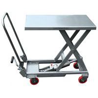 Table élévatrice manuelle aluminium - Capacité 100 kg