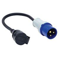 Adaptateur prise industrielle/ prise domestique NF- Manutan