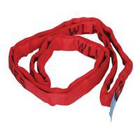 Élingue ronde sans fin, CMU: 5000 kg, Longueur utile: 6 m, Ø: 35 mm, Modèle: Ronde, Coloris: Rouge