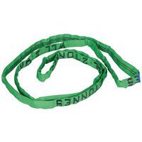 Élingue ronde sans fin, CMU: 2000 kg, Longueur utile: 3 m, Diamètre Ø: 20 mm, Modèle: Ronde, Coloris: Vert