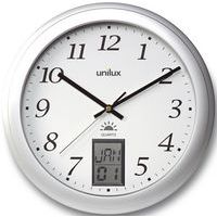 Horloge murale contrôlée par radio avec indication numérique de la date