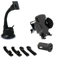 Kit voiture chargeur allume-cigares et support multi surface - T'nB
