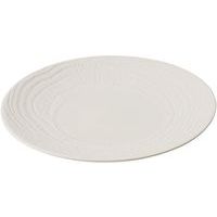 Assiette plate Arborescence - Ivoire - In Situ