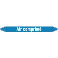 Plaquette De Marquage Tuyauterie DIN 2403 "Air" - Dimensions 100 X 30 Mm - Neuf