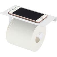 Dérouleur papier toilette avec tablette pour téléphone - Arvix