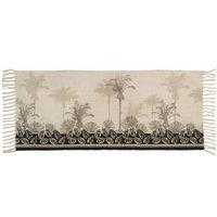 Tapis de sortie de bain Black tree - Coton - Arvix