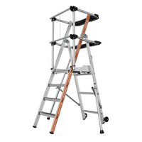 Plate-forme double tablette PIR PIRL Raptor - 2 à 7 marches - Tubesca Comabi