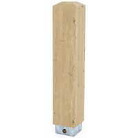 Borne carrée/amovible robinier Mobextan
