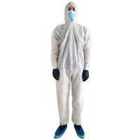 Combinaison jetable non-normée en PP - Blanc - Taille XXL
