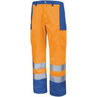 Pantalon Fluo Base XP 9B81 - Orange fluo/Bleu - Cepovett Safety