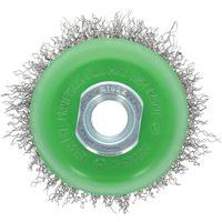 Brosse pour meuleuse fil ondulé 0,3 inox - Norton