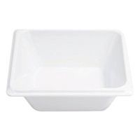 Lot de 6 bacs mélamine GN 1/8 - 13.8 x 11.4 x 6.5 cm blanc Plastorex