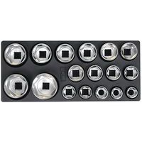 Module mousse 17 outils 3/4'' 6 pans