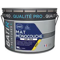 Peinture mat monocouche AM750 - 10 L - Batir