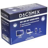 Boîte de 2x10 lingettes humides/séches pour LCD DACOMEX