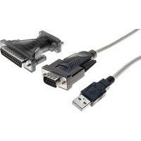 Adaptateur USB 2.0 A SERIE DB9/DB25 DACOMEX