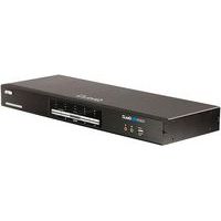 Commutateur KVM double écran DVI/USB+audio 4 ports ATEN