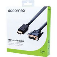 Cordon DisplayPort 1.1 vers DVI-D - 1,8 m DACOMEX