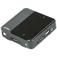 Commutateur KVM 2 ports DisplayPort 4k/USB/Audio ATEN