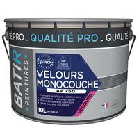 Peinture velours monocouche AV750 - 10 L - Batir