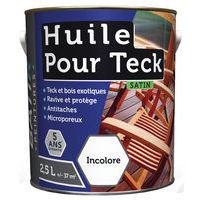 Peinture huile pour Teck - 0,75 L ou 2,5 L - Batir