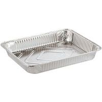Plat gastronorme 1/2 à bord rond en aluminium - Lot de 100 -Matfer Flo