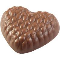 Plaque chocolat pour 15 cœurs groove - Matfer