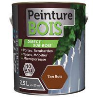 Peinture bois satin - 2.5 L - Batir