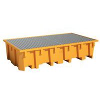 Bac de rétention pour 2 IBC - 1330 L - Manutan