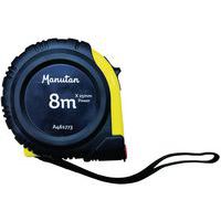 Mètre Ruban 5 et 8 m x 25 mm et 3 m x 19 mm - ABS - Grip - Aimant - Manutan